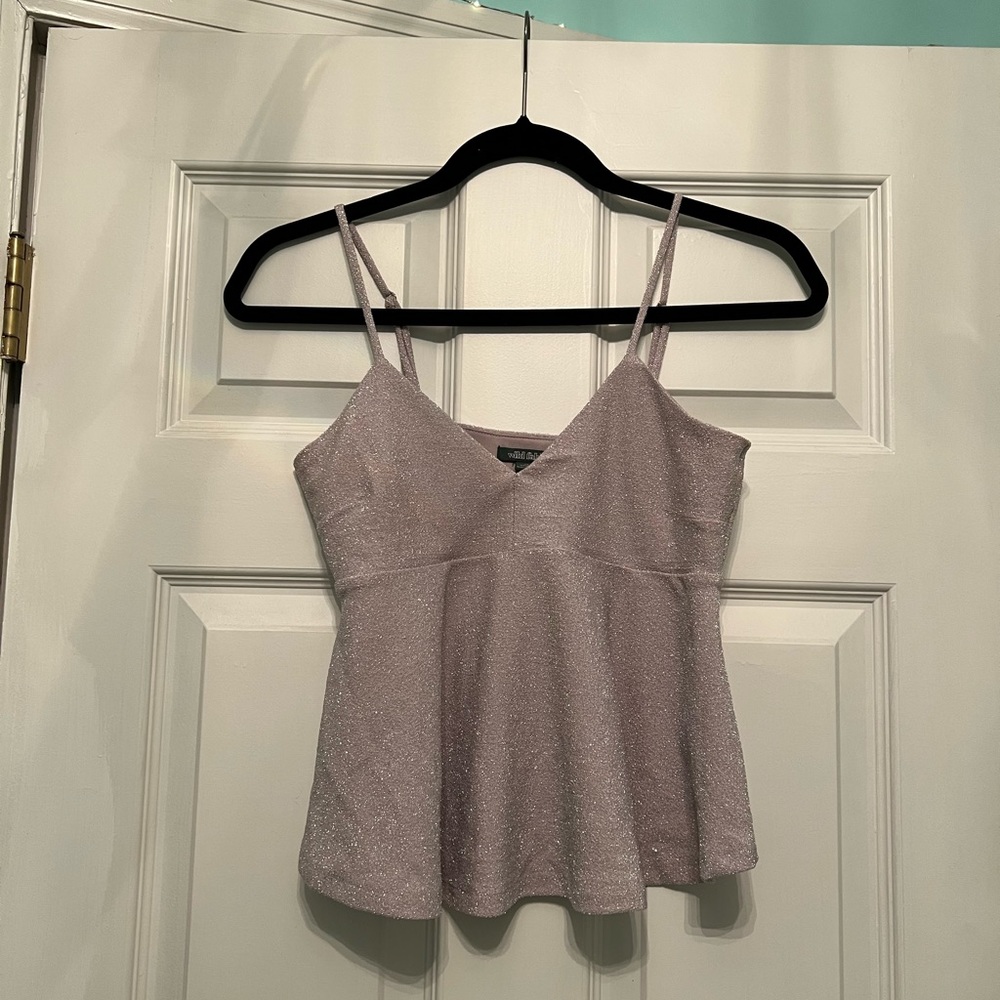Sparkly cami top